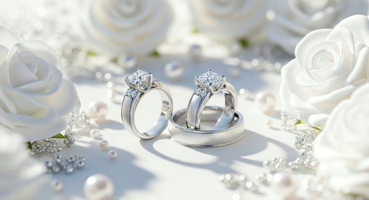 moissanite bridal ring