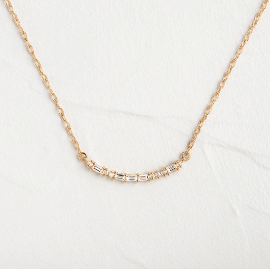 Moissainte Diamond Necklace For Women In 14k Solid gold