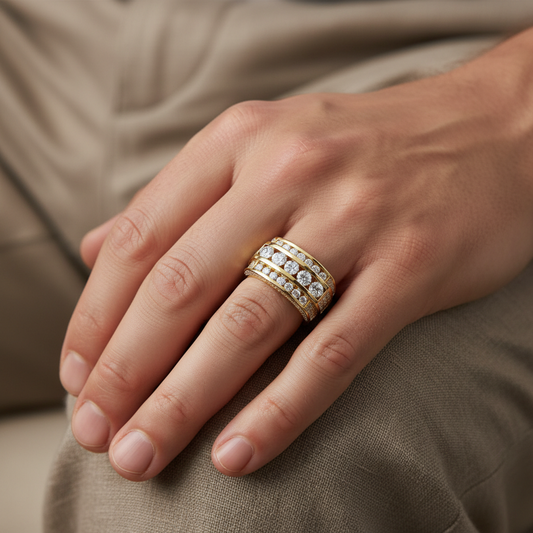 Monarch Multi-Row Lab Grown Diamond Statement Ring