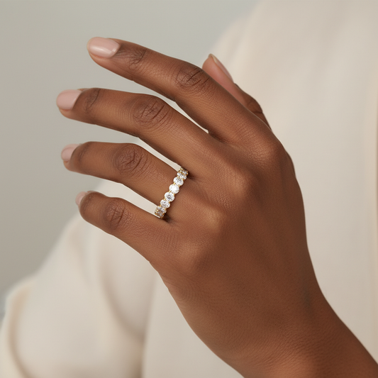 Oval Empress Lab Grown Diamond Eternity Band