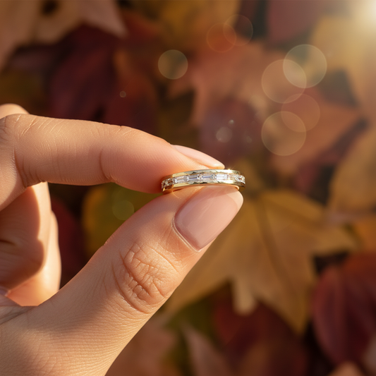 Royal Baguette Channel Lab Grown Diamond Eternity Band (Copy)