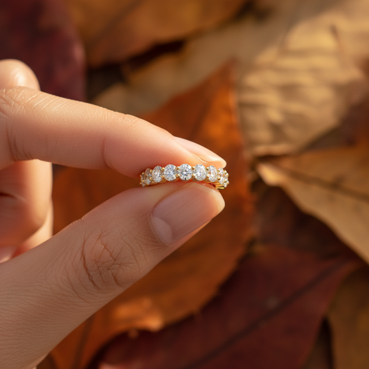 Oval Empress Lab Grown Diamond Eternity Band