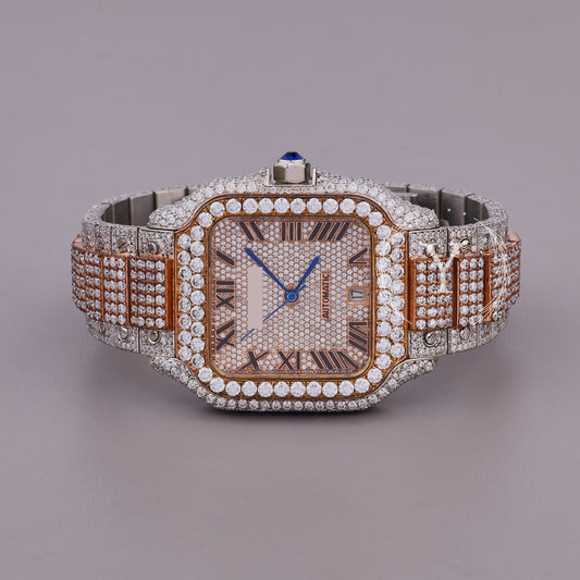 Premium Iced Out Moissanite Watch for Men