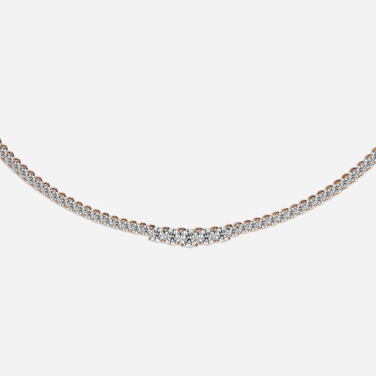 Lab Diamond Tennis Necklace