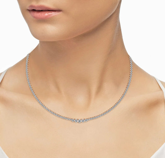 Lab Diamond Tennis Necklace