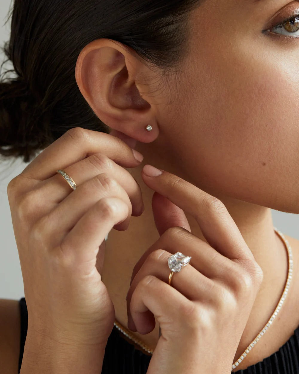 Emerald Cut Solitaire Engagement Ring