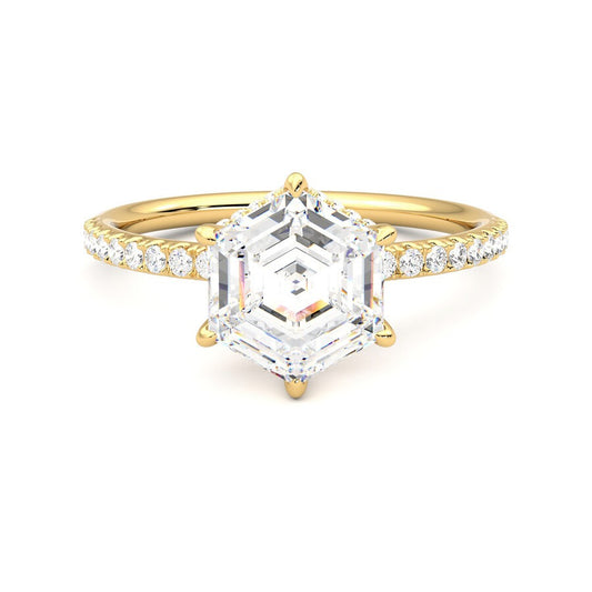 Emerald Cut Solitaire Engagement Ring