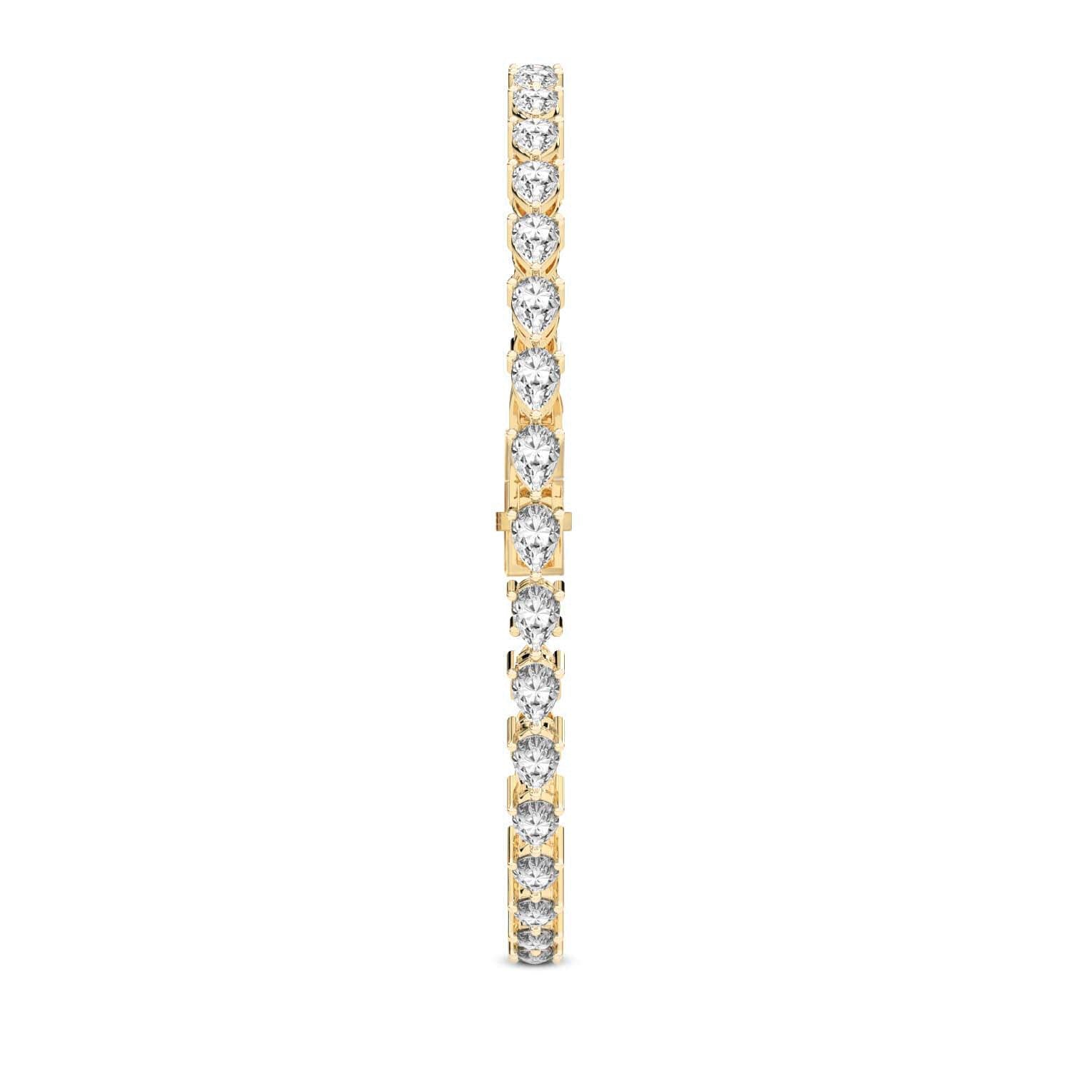 Serene Pear Lab Diamond Tennis Bracelet