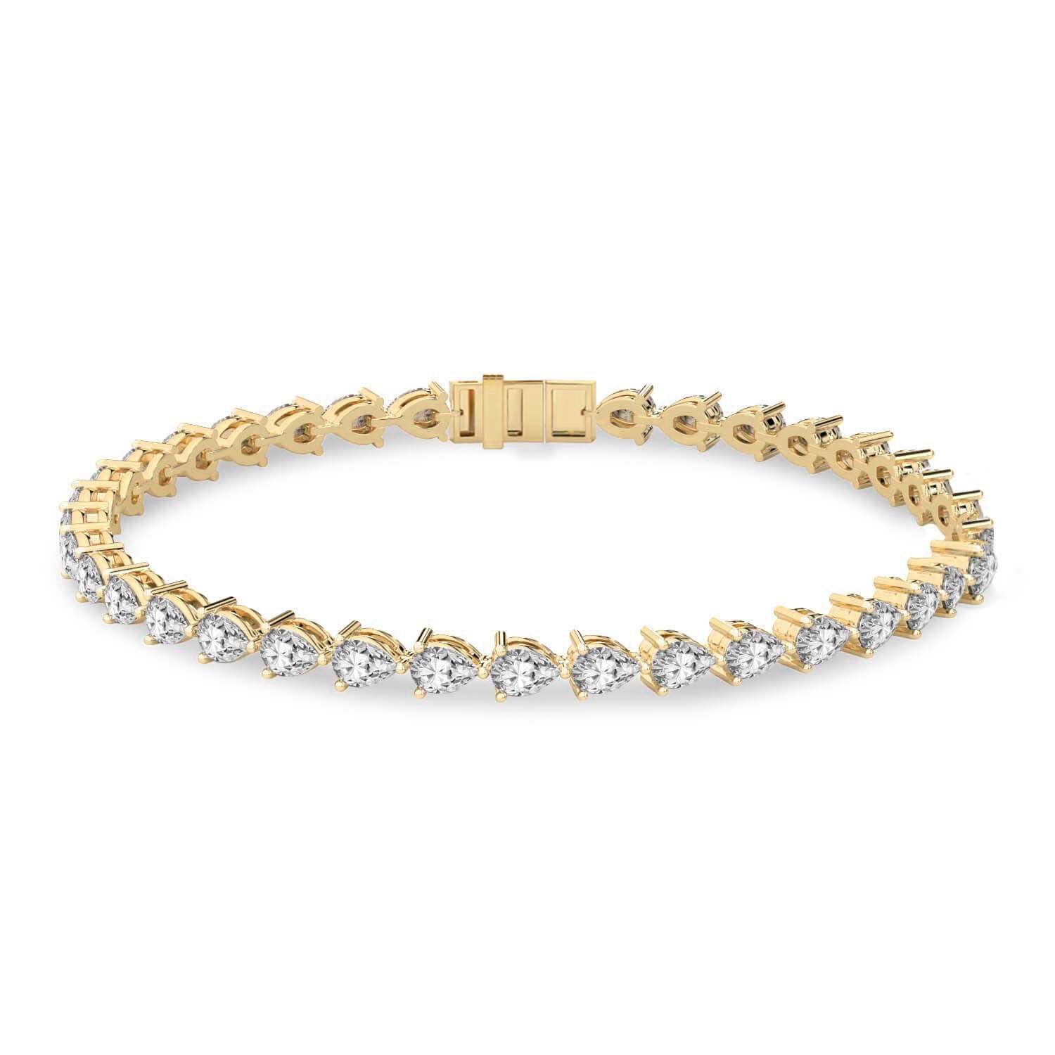Serene Pear Lab Diamond Tennis Bracelet