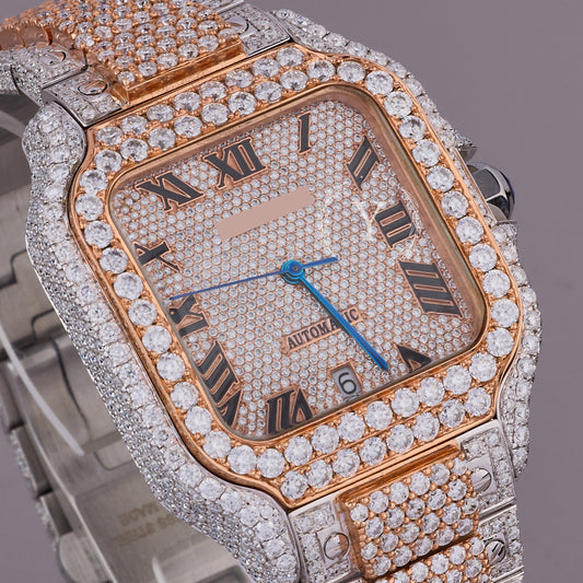 pavé Moissanite watch