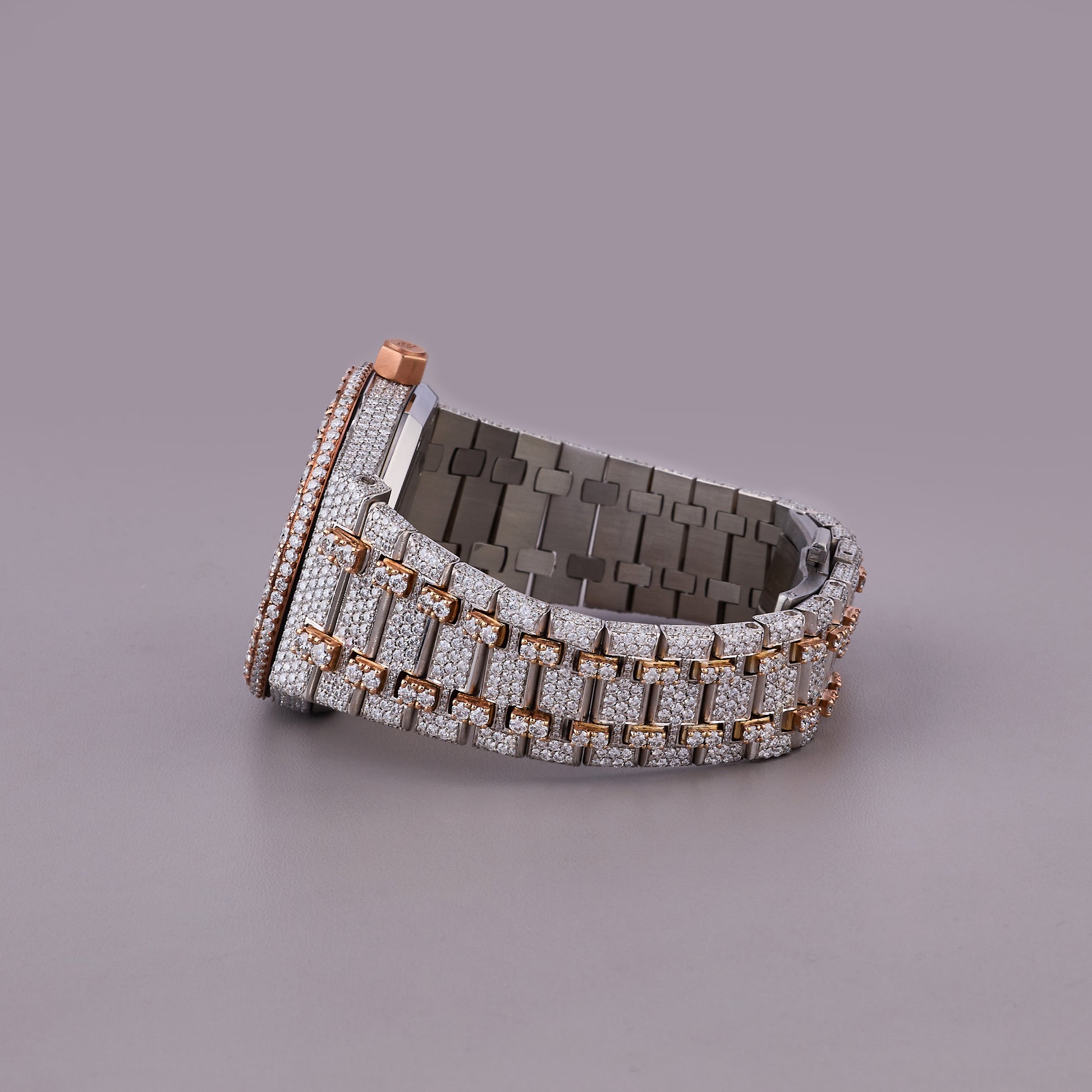 mens moissanite watch