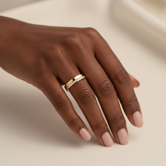 Golden Crest Lab Grown Diamond Eternity Band