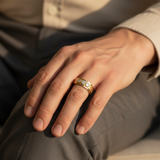 Imperial Trio Round Lab Grown Diamond Ring