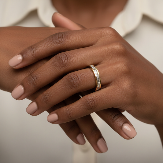 Royal Baguette Channel Lab Grown Diamond Eternity Band (Copy)