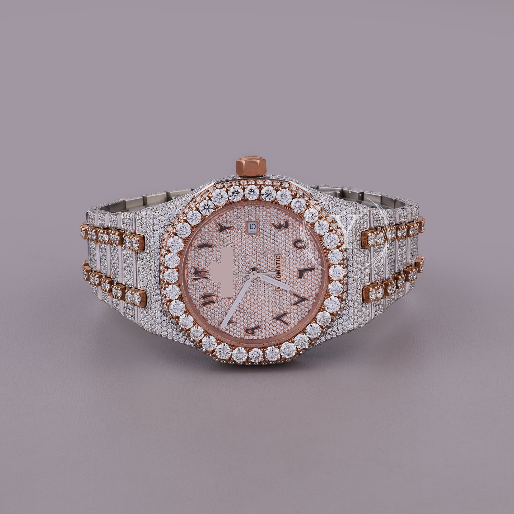 moissanite diamond watch