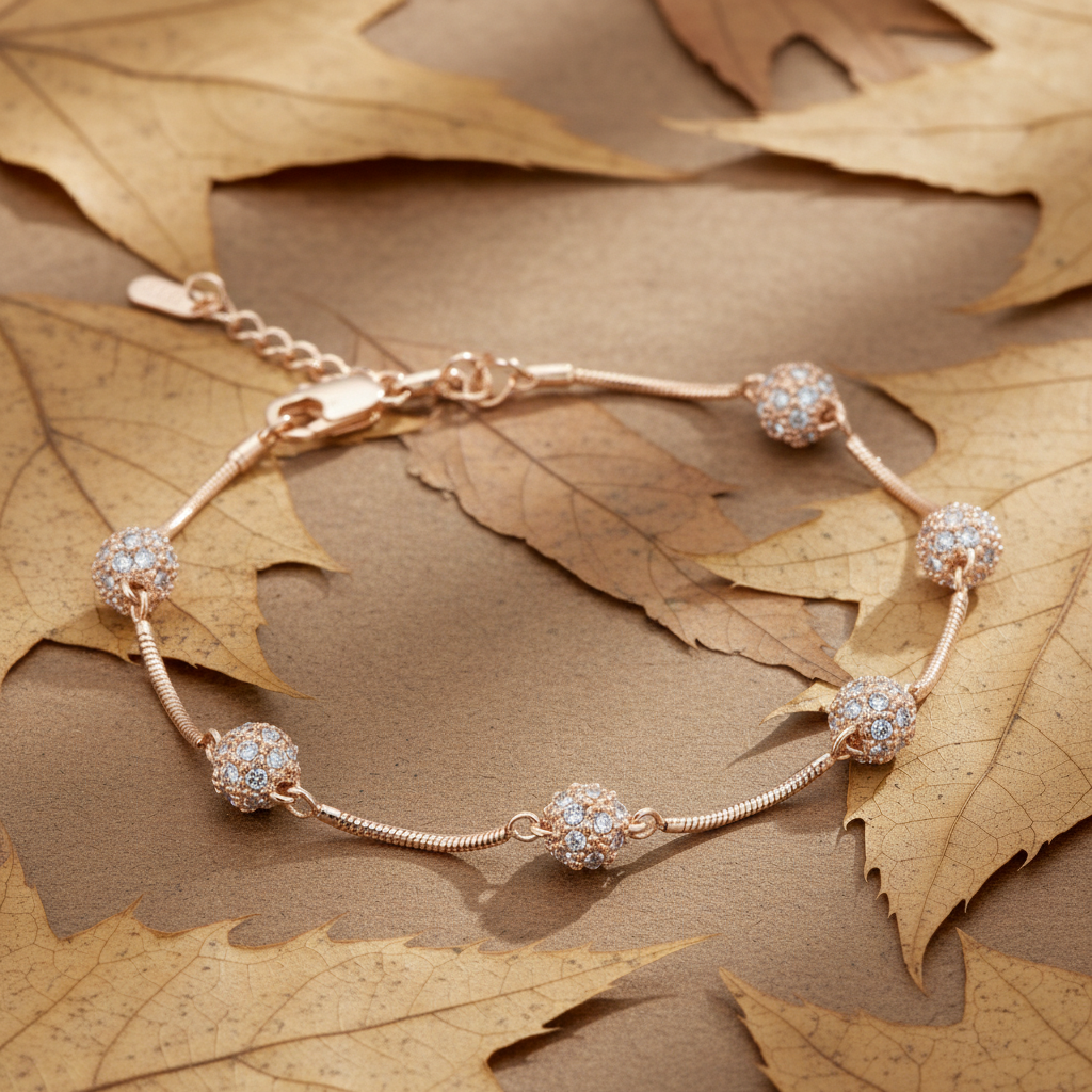 Zavya Radiant Round Cut Moissanite Bracelet