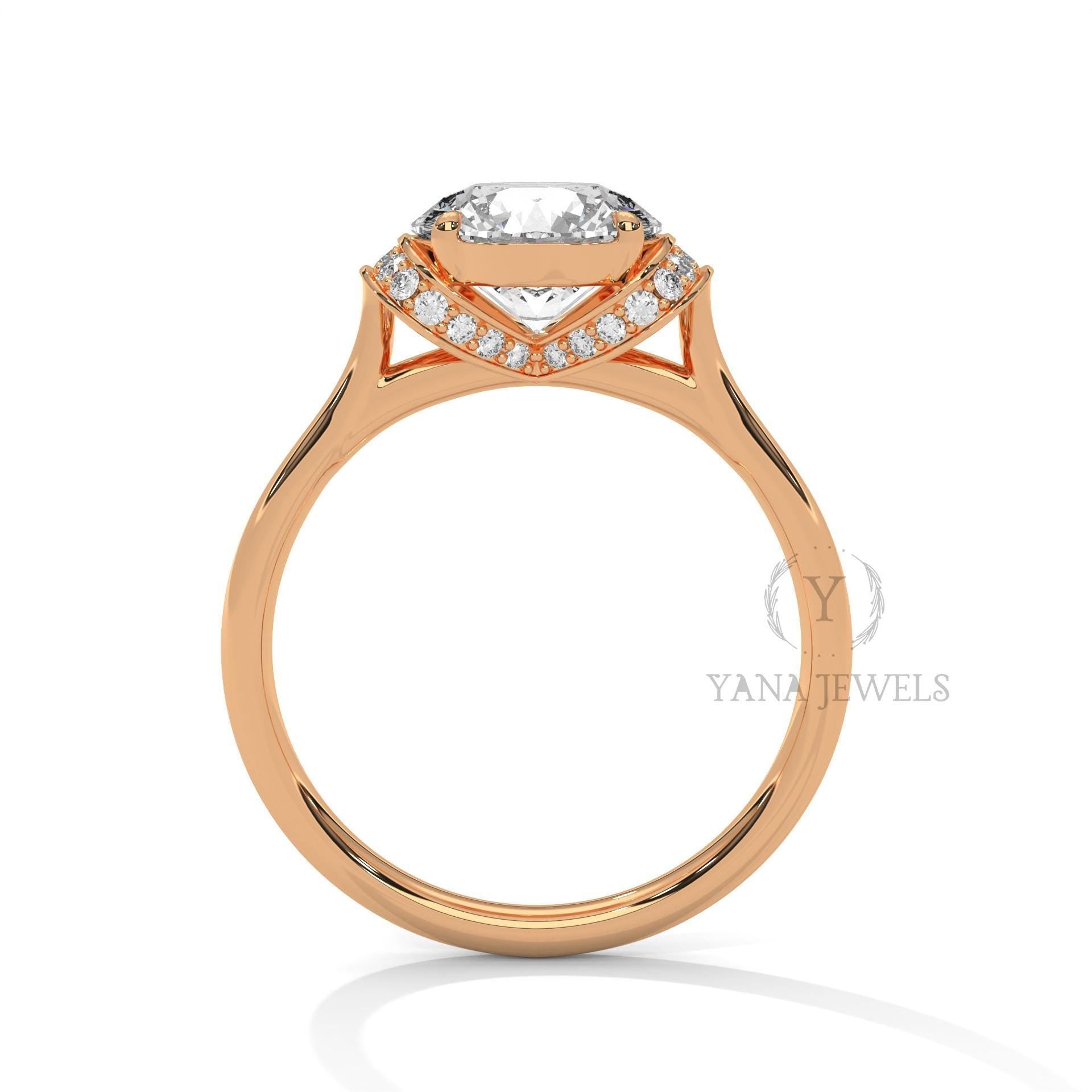 lab grown diamond ring