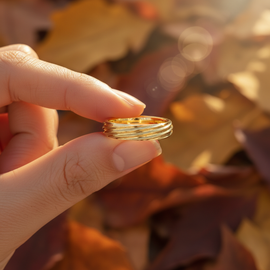 Classic Twist Yellow Gold Wedding Band