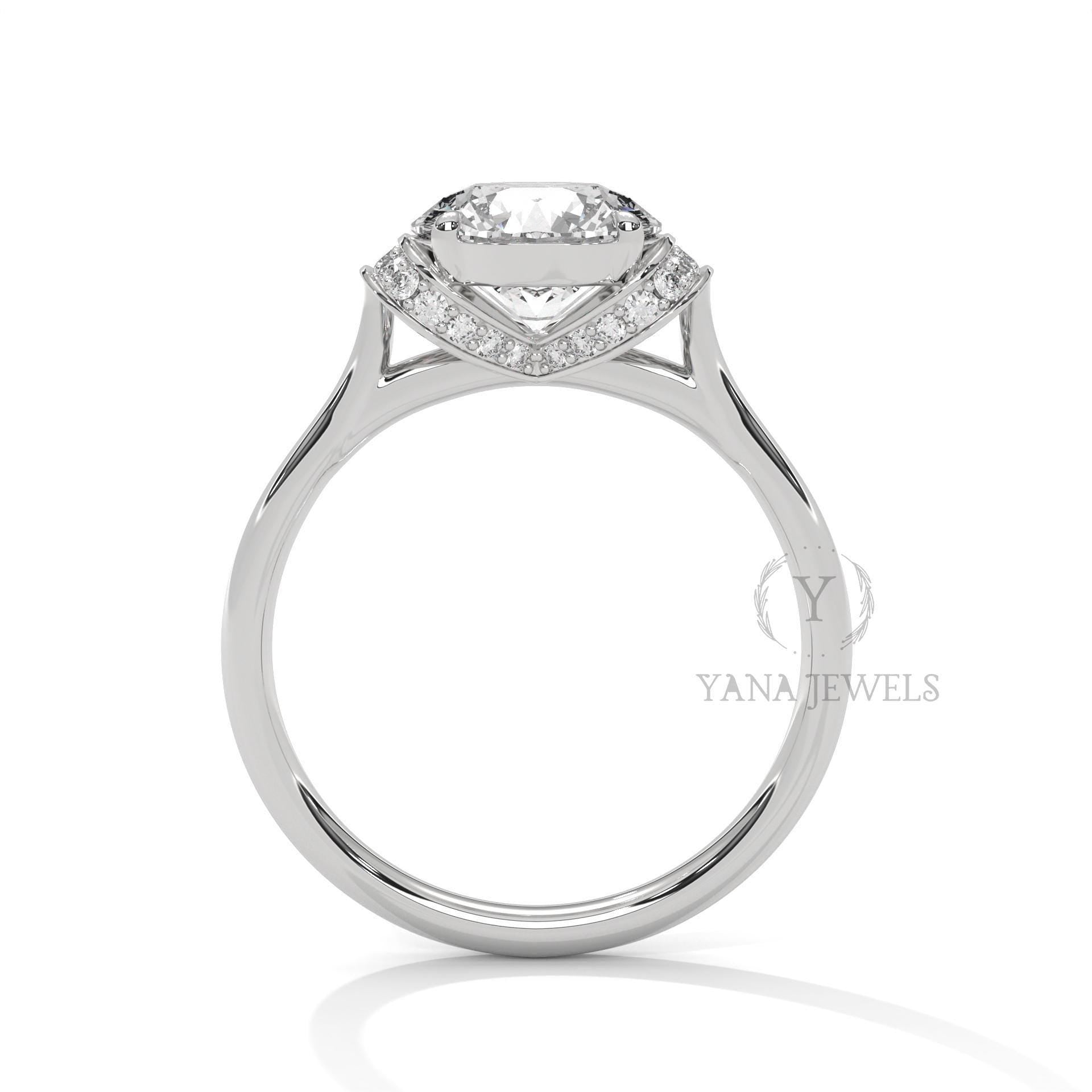 lab grown diamond ring