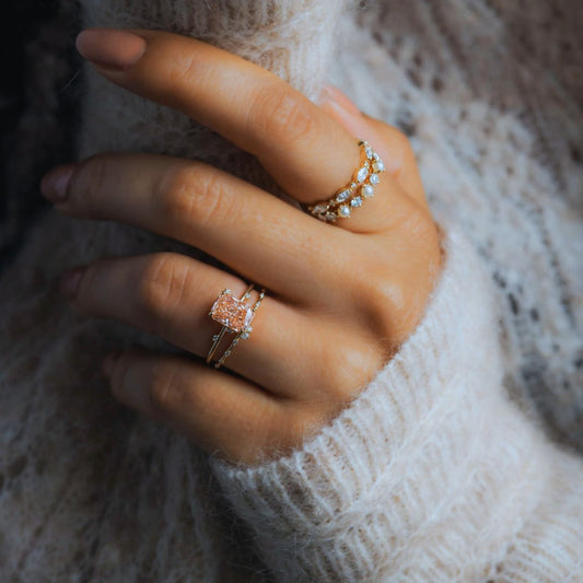 A Flame Ring – 5ct Lab-Grown Pink Diamond Wedding Ring in 18k Gold,Yana Jewels,18k gold wedding ring,5ct pink diamond ring,a flame ring,A Flame Ring Pink Diamond Wedding Ring,anniversary ring USA,Engagement RIng,engagement rings,ethical diamond ring,fancy