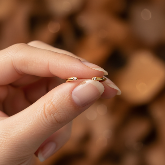 Round Cut Lab Grown Diamond Open Band