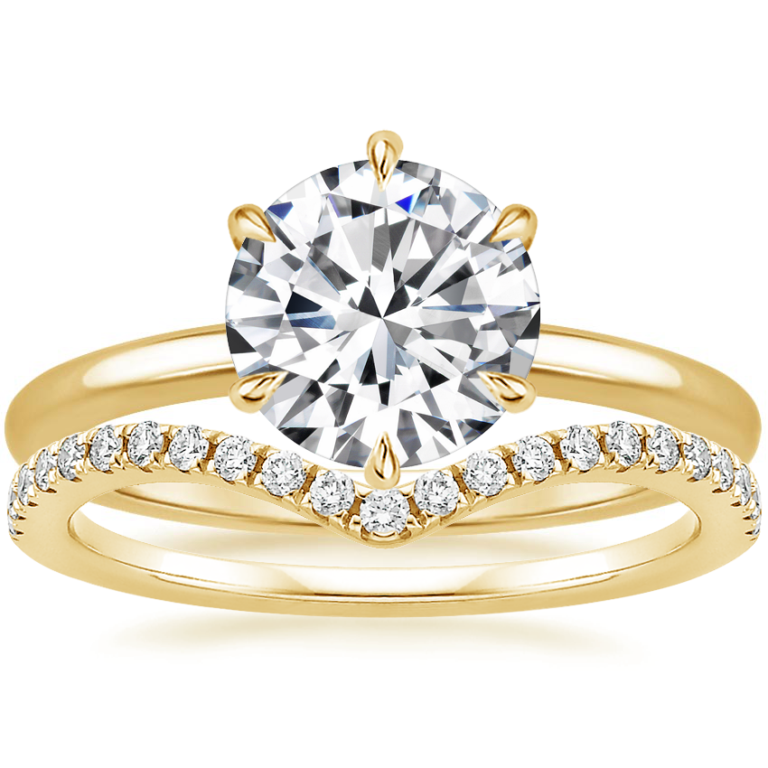 Esme Ring with Flair Diamond Ring