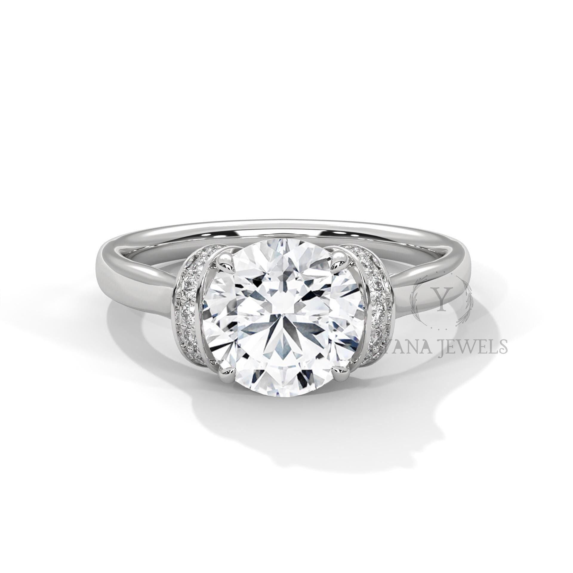 lab grown diamond ring