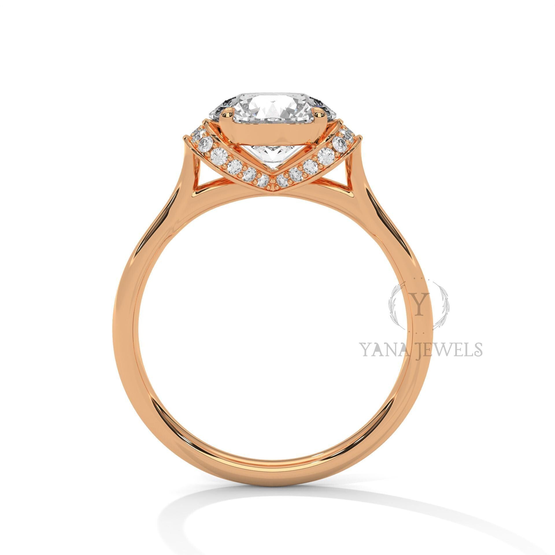 lab grown diamond ring