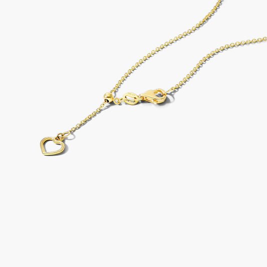 18K Yellow Gold Graduated Diamond Necklace