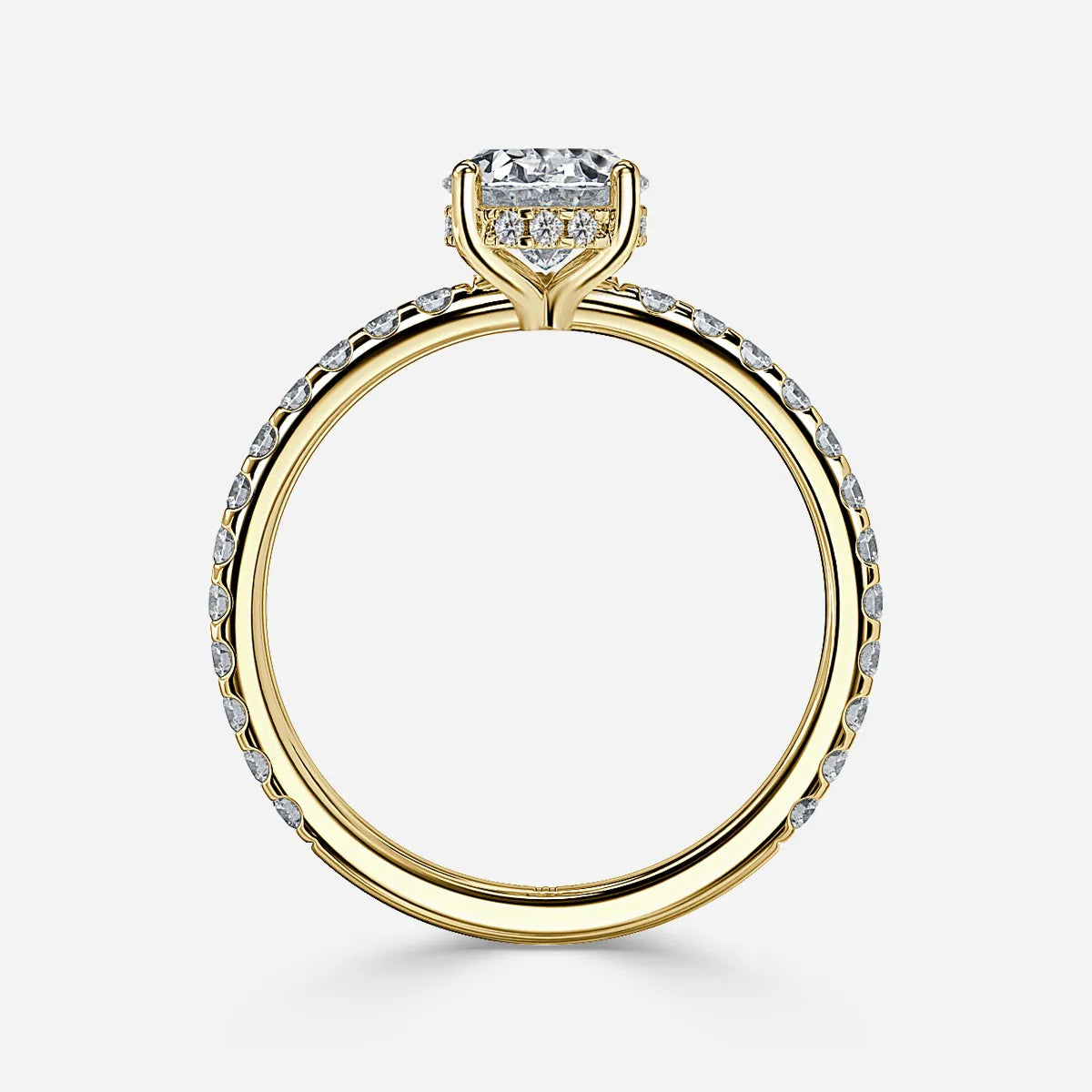 Sadie Yellow Gold Engagement Ring