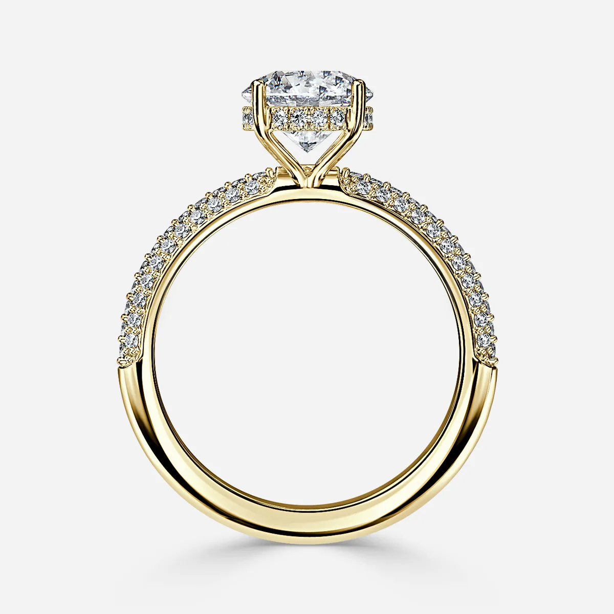 Olivia Yellow Gold Engagement Ring