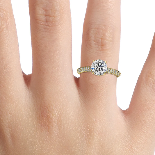 Olivia Yellow Gold Engagement Ring