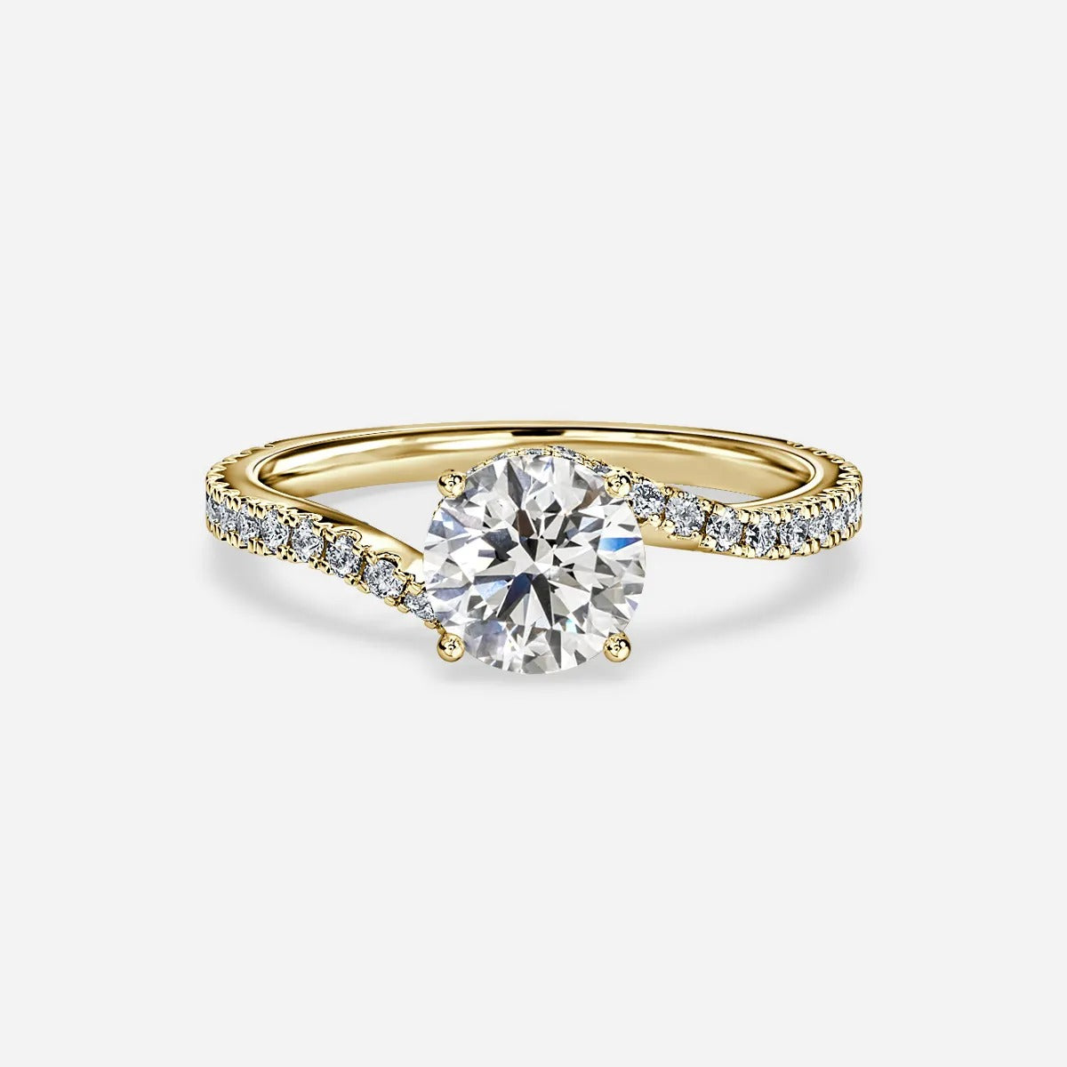 Essian Yellow Gold Engagement Ring