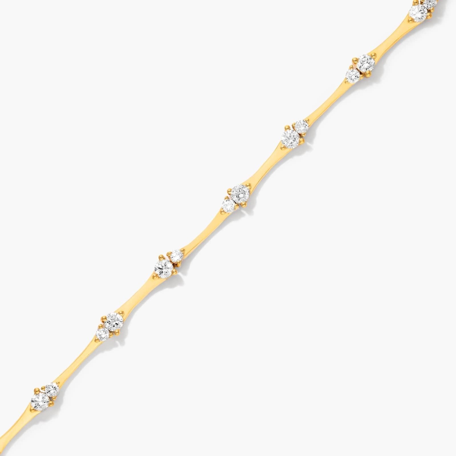 18K Yellow Gold Luminance Lab-Created Diamond Bracelet