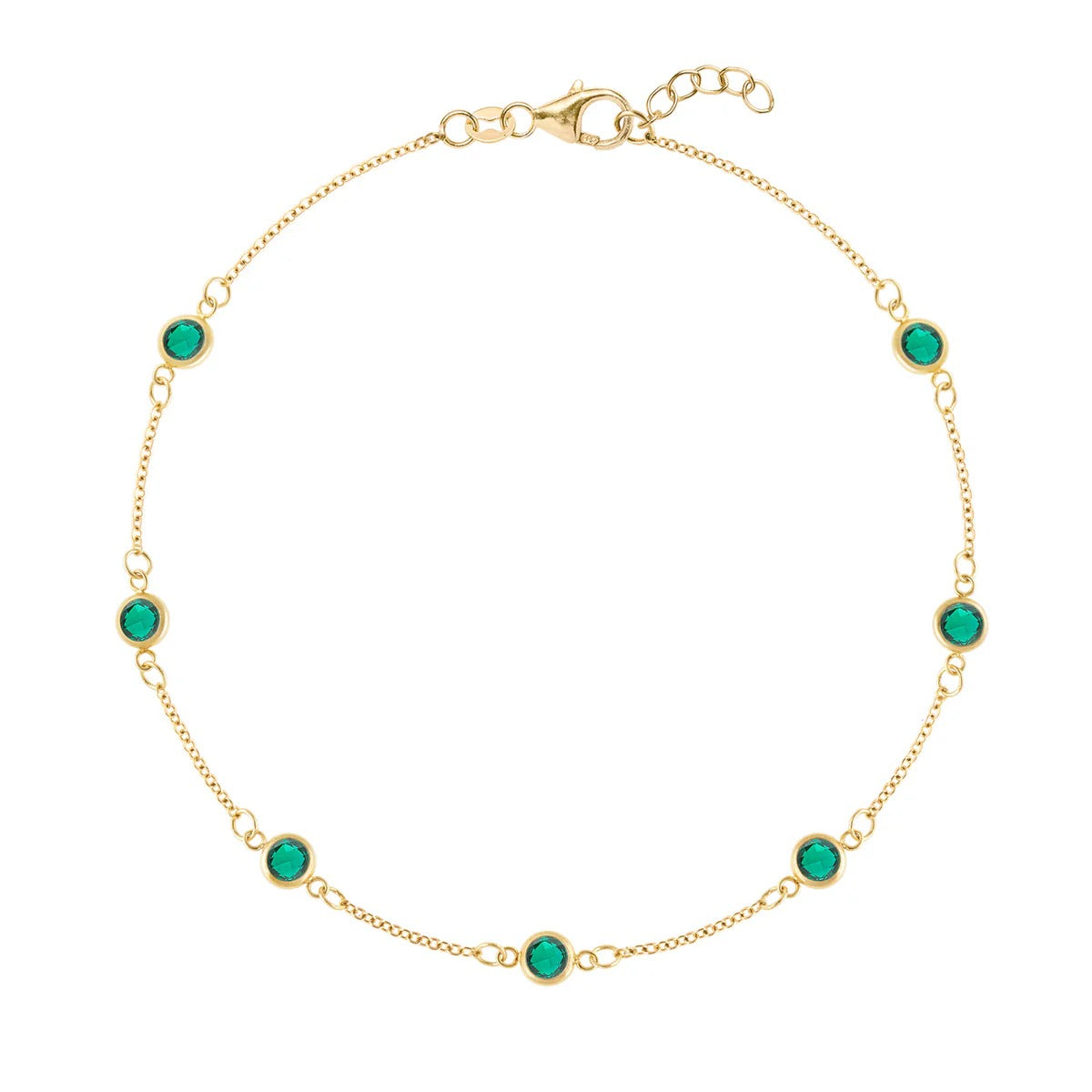 Bayberry 7 Emerald Lightweight Bracelet