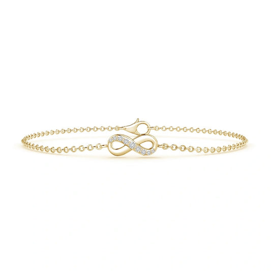 Diamond Infinity Chain lightweight Bracelet