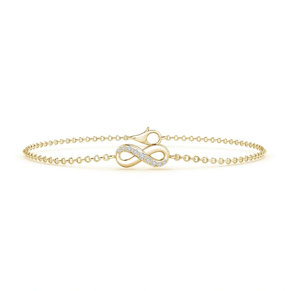 Diamond Infinity Chain lightweight Bracelet