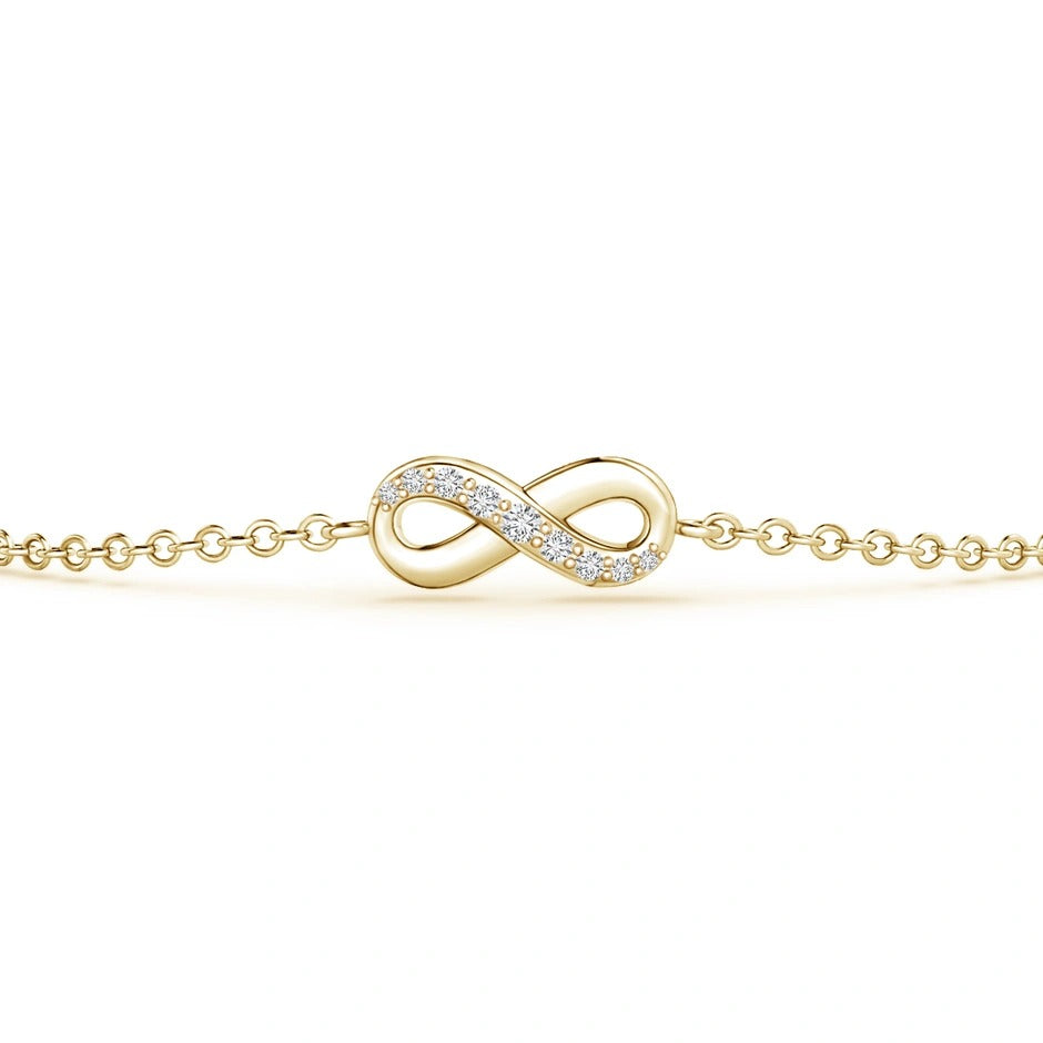 Diamond Infinity Chain lightweight Bracelet