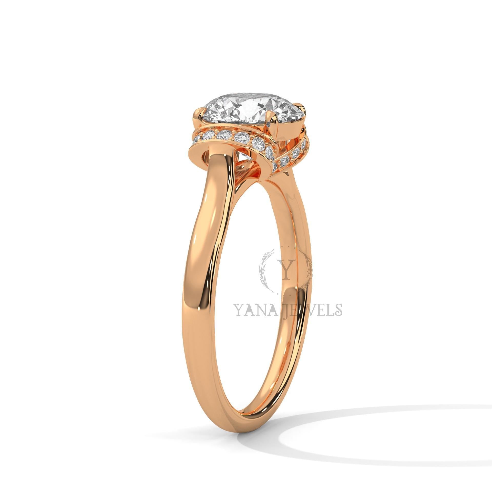 lab grown diamond ring