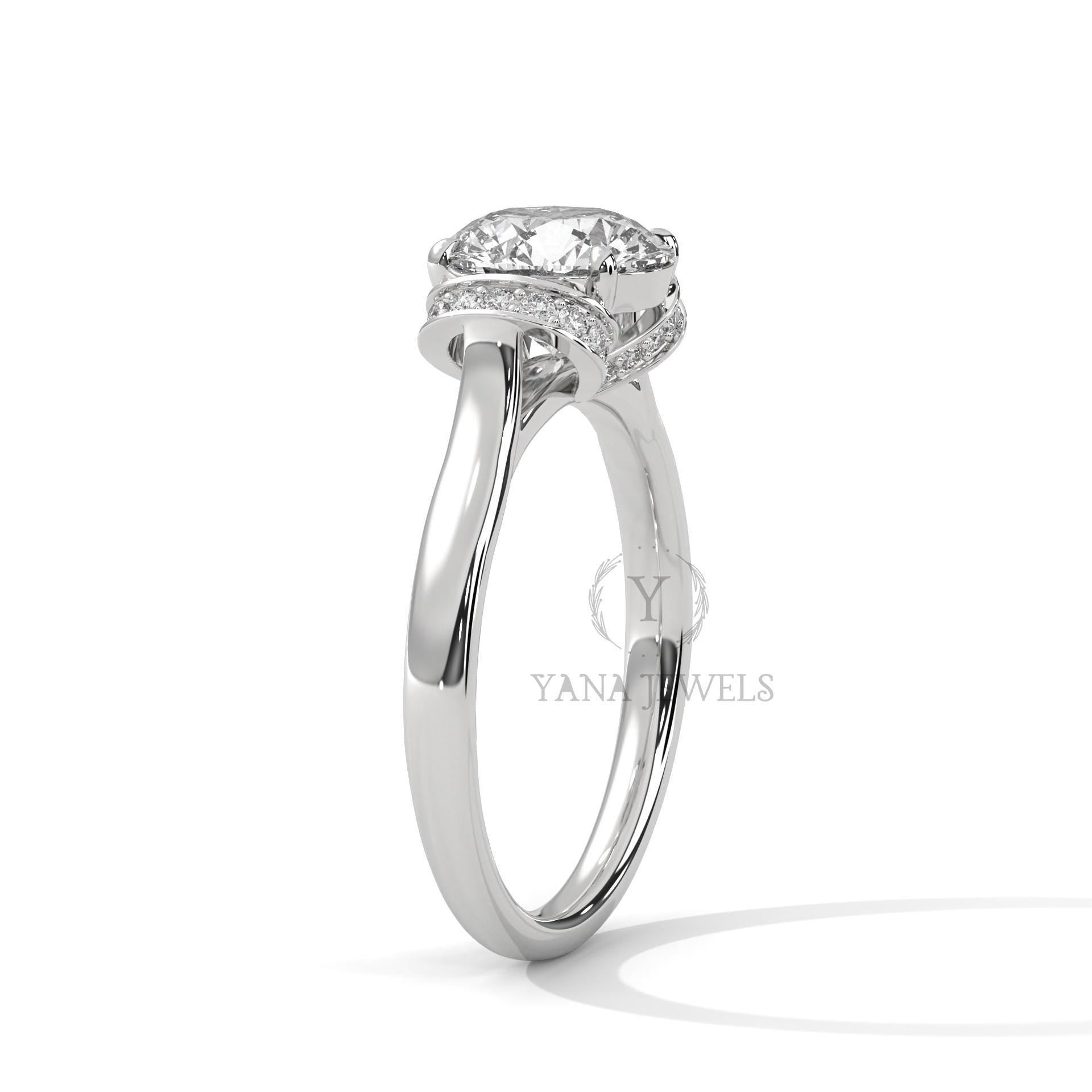 lab grown diamond ring