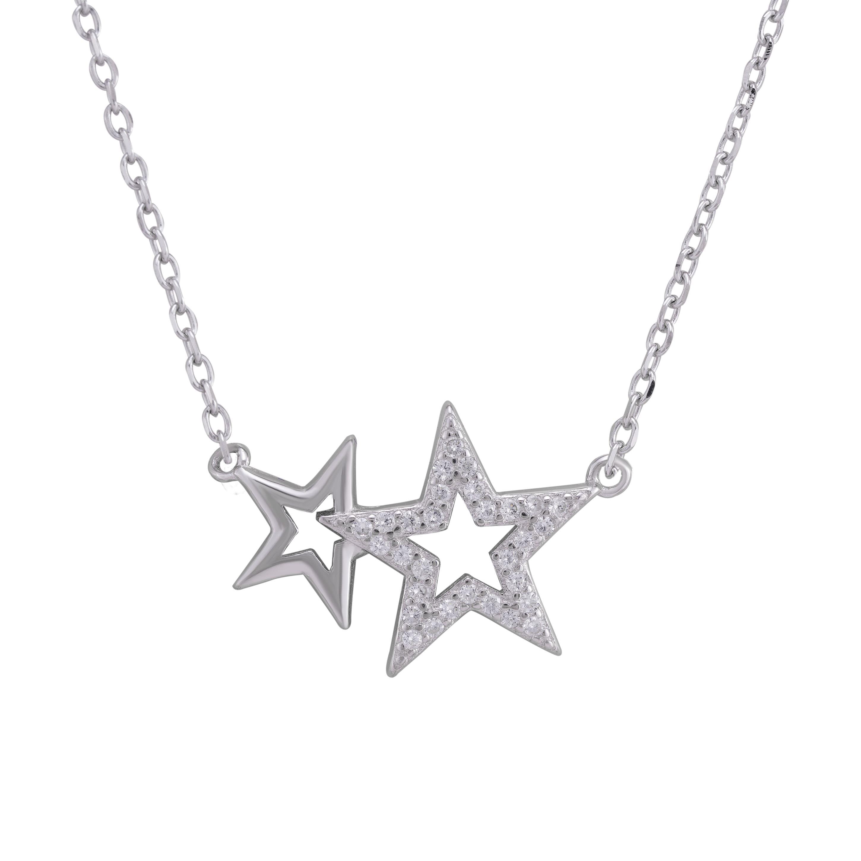 4, 20 or 50 Bulk Silver Star Charms, Open, Double Sided Celestial, Small Star Charm, 12mm | Ships Immediately from USA | SL151